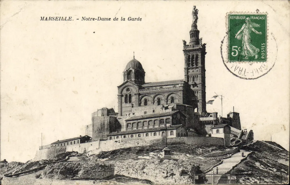 Marseille - Nossa Senhora da Guarda — editor não identificado, número de série não visível - Frente