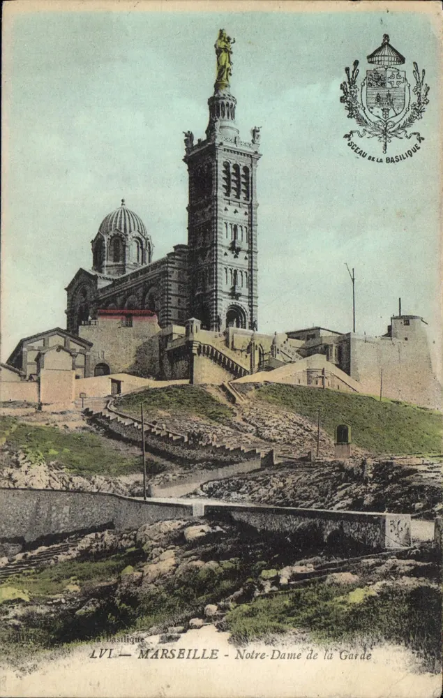 Marselha — Nossa Senhora da Guarda — Escritório da Basílica - Frente