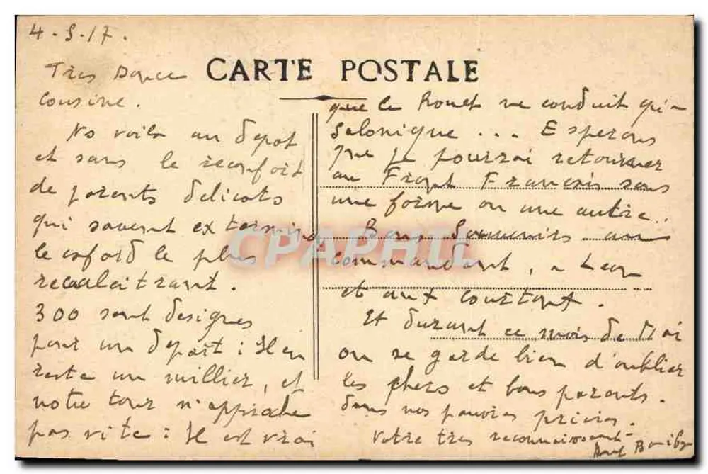 Marseille - Monument Fuget — estátua de Pierre Puget, editor não visível - Verso