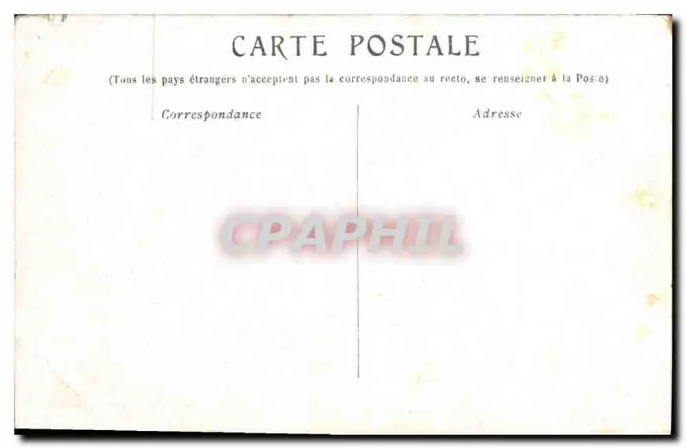 MARSEILLE — Porta de Aix — editor desconhecido, número de série não visível - Verso