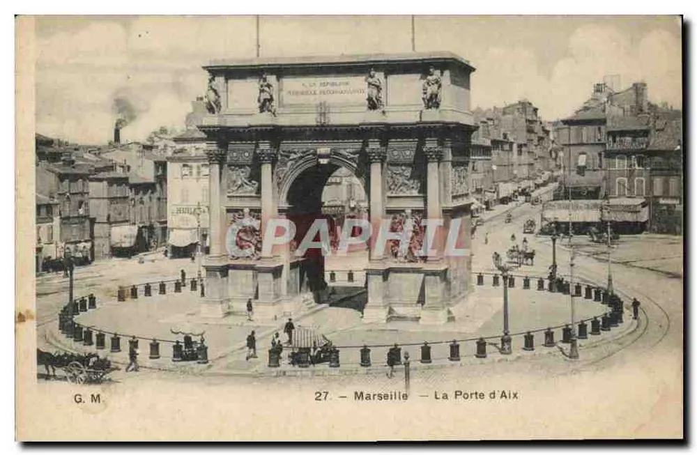 Marseille — La Porte d'Aix — G. M. n°27 - Frente