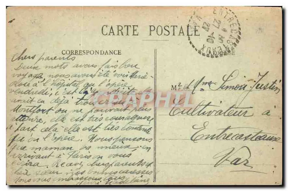 Marselha — Visão geral N.D. de la Garde — E.L. n°35 - Verso