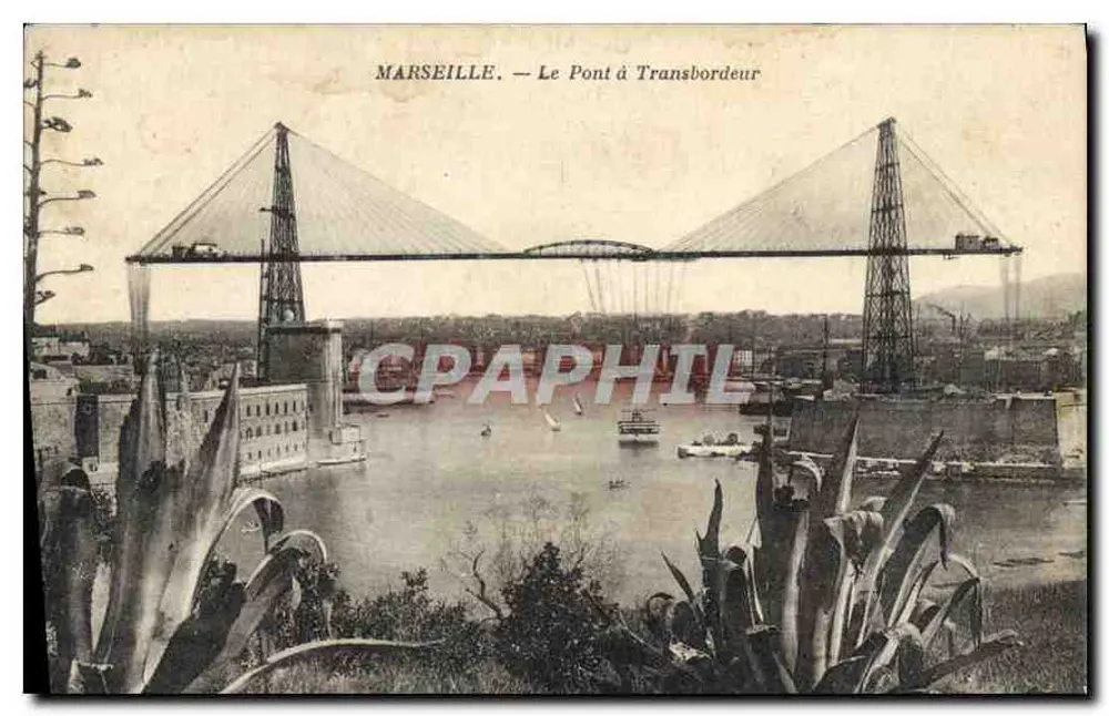 Marseille — O Ponte de Transbordo — - Frente