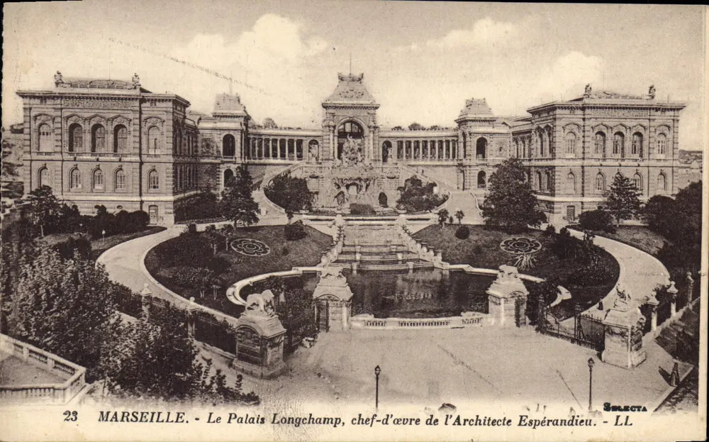 Marseille - Das Palais Longchamp, Meisterwerk des Architekten Espérandieu - SELECTA LL - Vorderseite