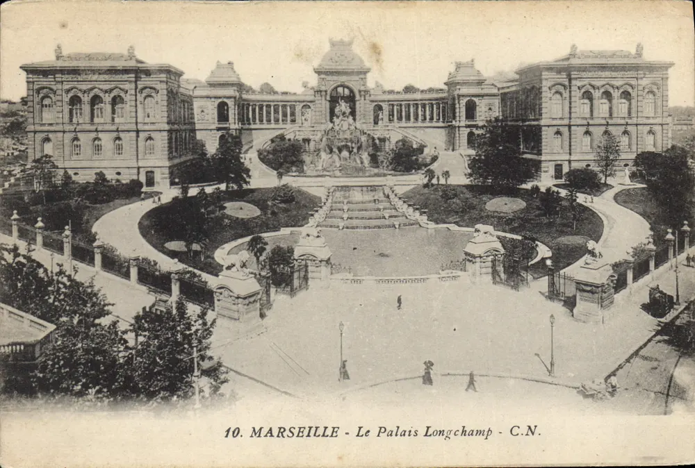 Marseille - O Palácio Longchamp - C.N. - Série 10 - Frente