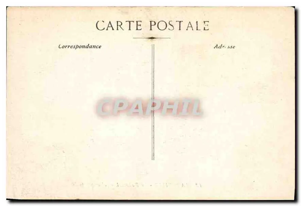 Marseille - O Palácio Longchamp - C.N. - Série 10 - Verso