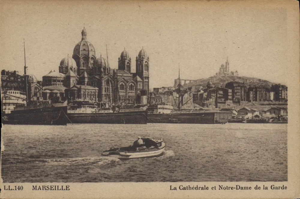 Marseille — Die Kathedrale und Notre-Dame de la Garde — LL.140 - Vorderseite