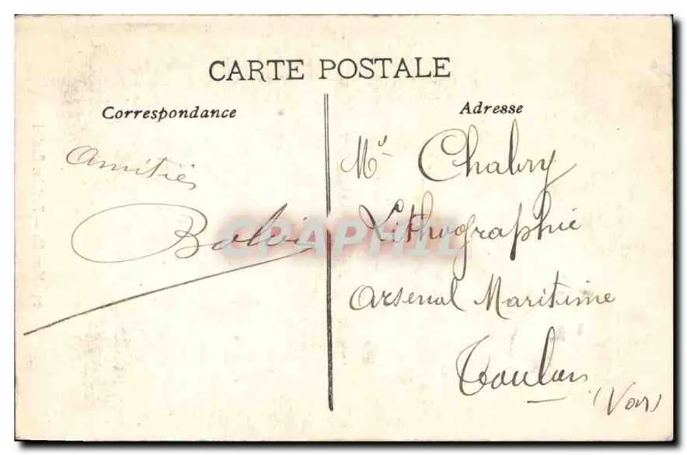 Marseille — Fontaine Cantini — éditeur : Lithographie Chalaby - Verso