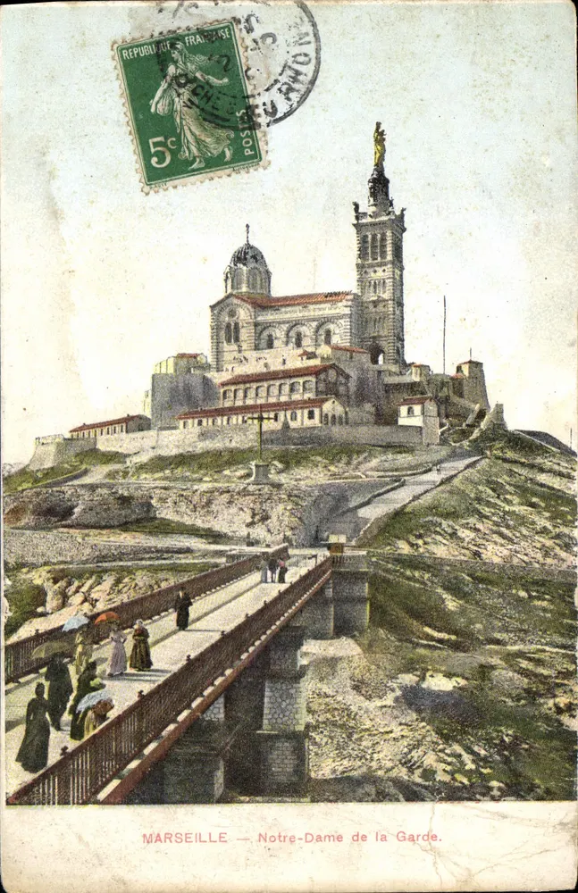 Marseille — Nossa Senhora da Guarda — editor não identificado, número de série não visível - Frente