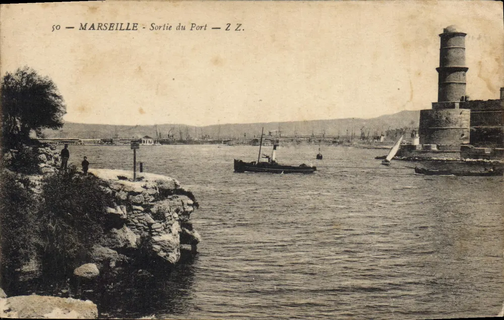 Marselha - Saída do Porto — Z Z. - Frente