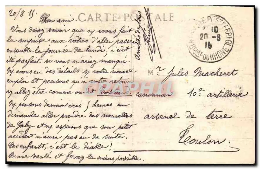 Marseille - Notre-Dame de la Garde em construção — Visita do Imperador e da Imperatriz em 9 de setembro de 1860 — Edição especial da Basílica - Verso