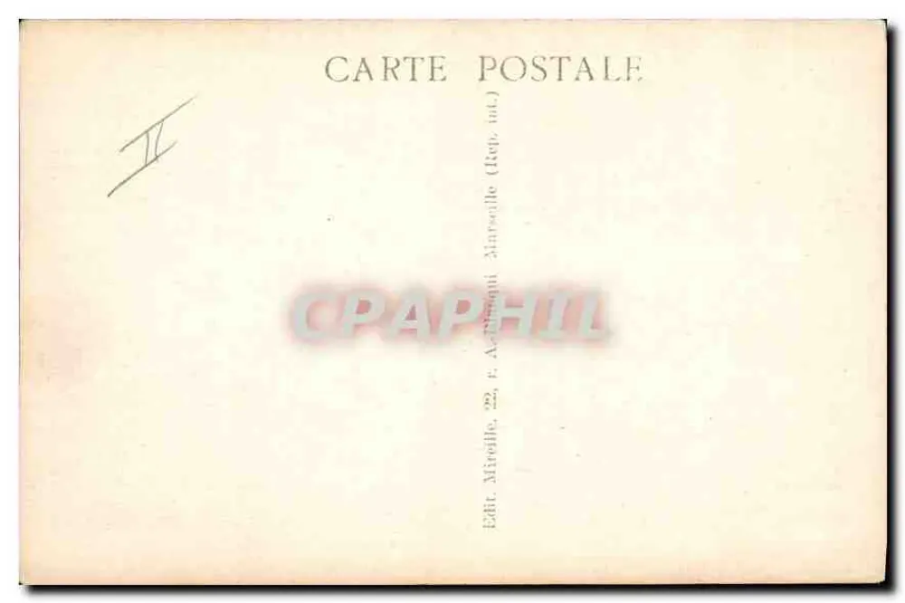 Marseille - Ein Eckchen des Alten Hafens — Société Générale de Navigation et de Transport CT CHAMBON — n° 278 - Rückseite
