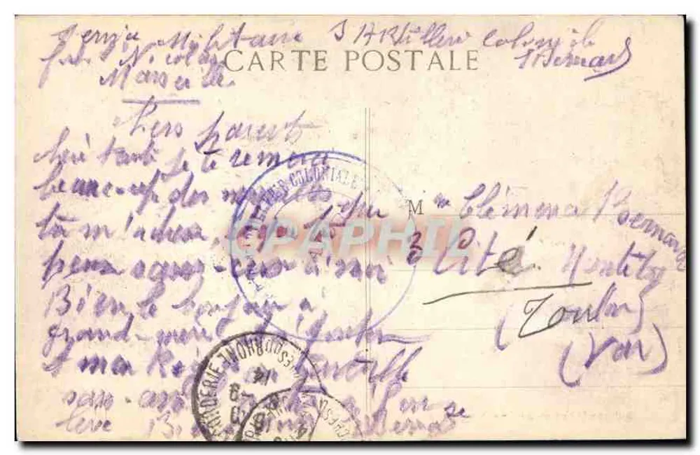 Marsella — La Rue de la République — Cinématographique de la Sana - Reverso