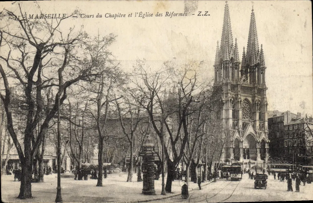 Marseille — Cours du Chapitre und die Kirche der Reformierten — Z.Z. - Vorderseite