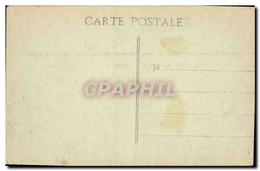 Marseille — Cours du Chapitre und die Kirche der Reformierten — Z.Z. - Rückseite