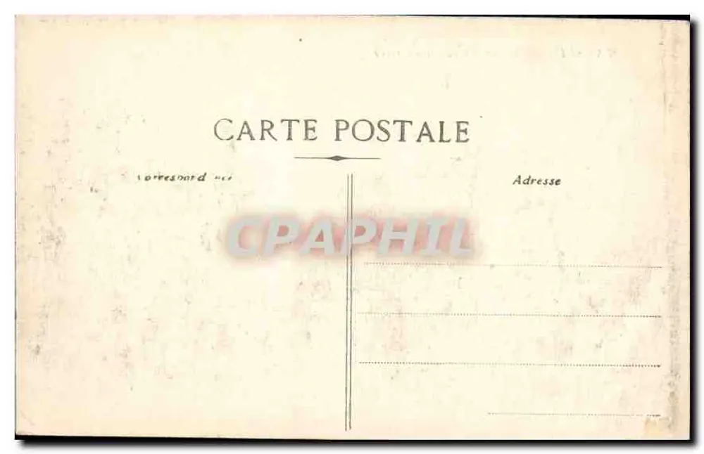 Marselha - Praça Estrangin-Pastre — Fonte com estátua central — editor não identificado - Verso