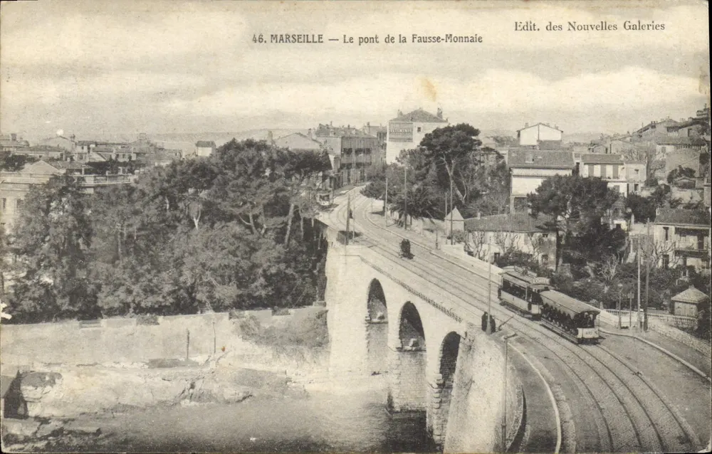 Marseille — Brücke der Falschen Münze — Edit. des Nouvelles Galeries - Vorderseite