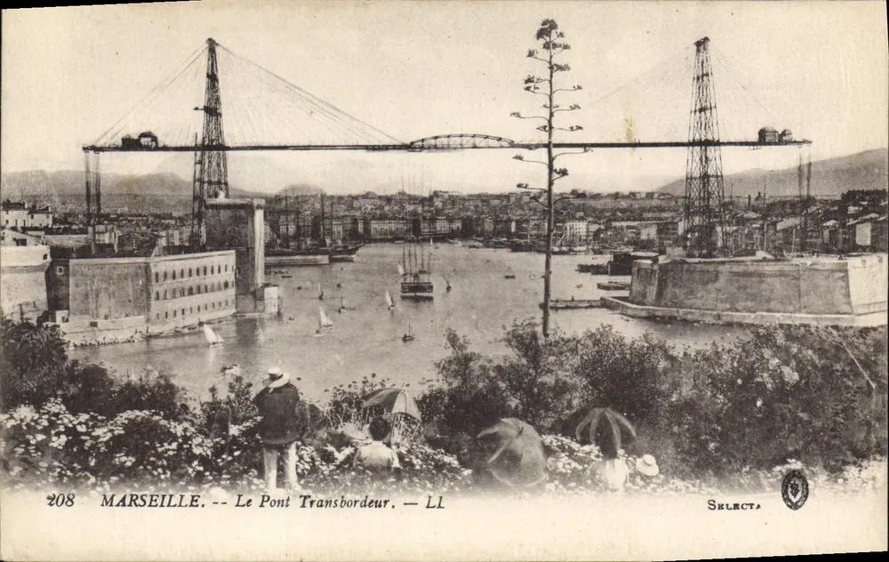 Marselha — O Ponte Transbordeur — Selecta, n°208 - Frente