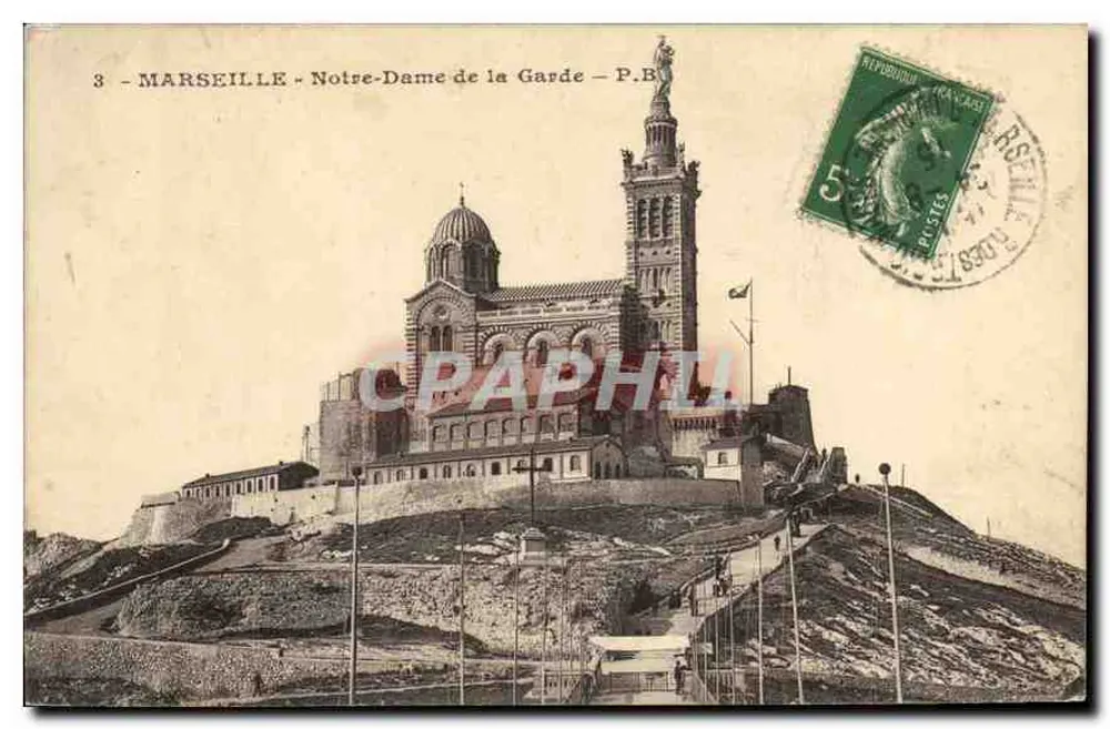 Marseille - Nossa Senhora da Guarda - P.B. - Frente