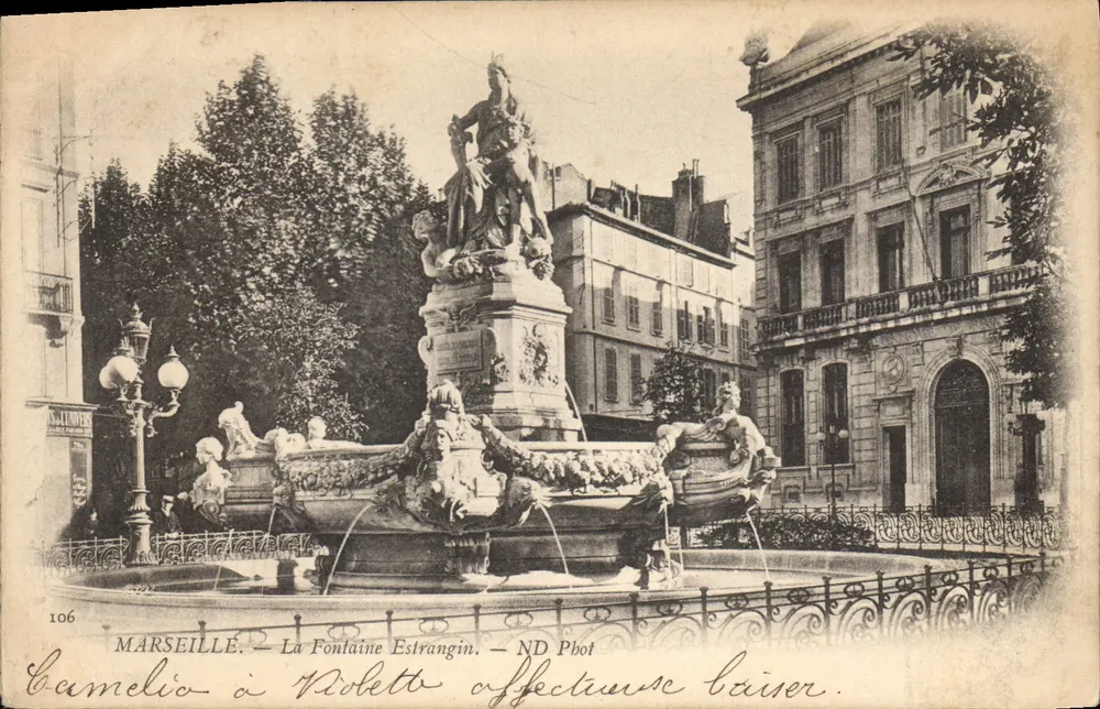 Marselha — Fontaine Estrangin — ND Pbot - Frente