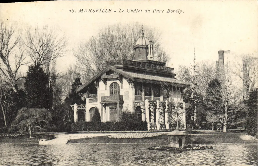 Marseille - O Châlet do Parque Borély — n° 28 - Frente