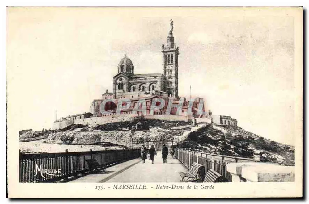 Marseille - Notre-Dame de la Garde - Mireille, n°175 - Frente