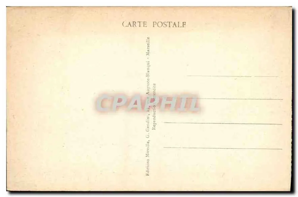 Marseille - Notre-Dame de la Garde - Mireille, n°175 - Verso