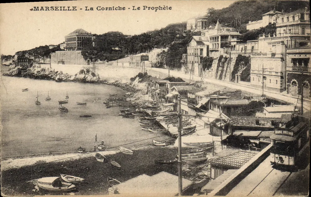 MARSEILLE - A Corniche - O Profeta — editor Marie Brizard - Frente