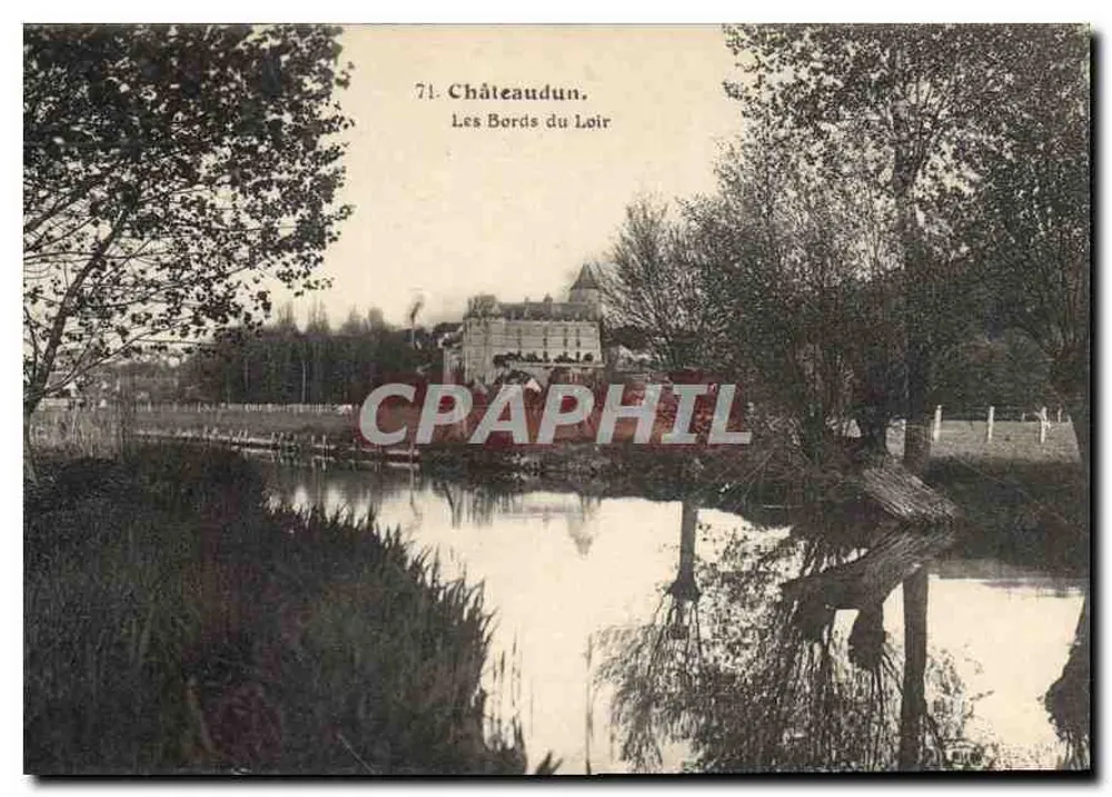 Châteaudun — As Margens do Loir — Editor: Sociedade Francesa de Fotografia - Frente