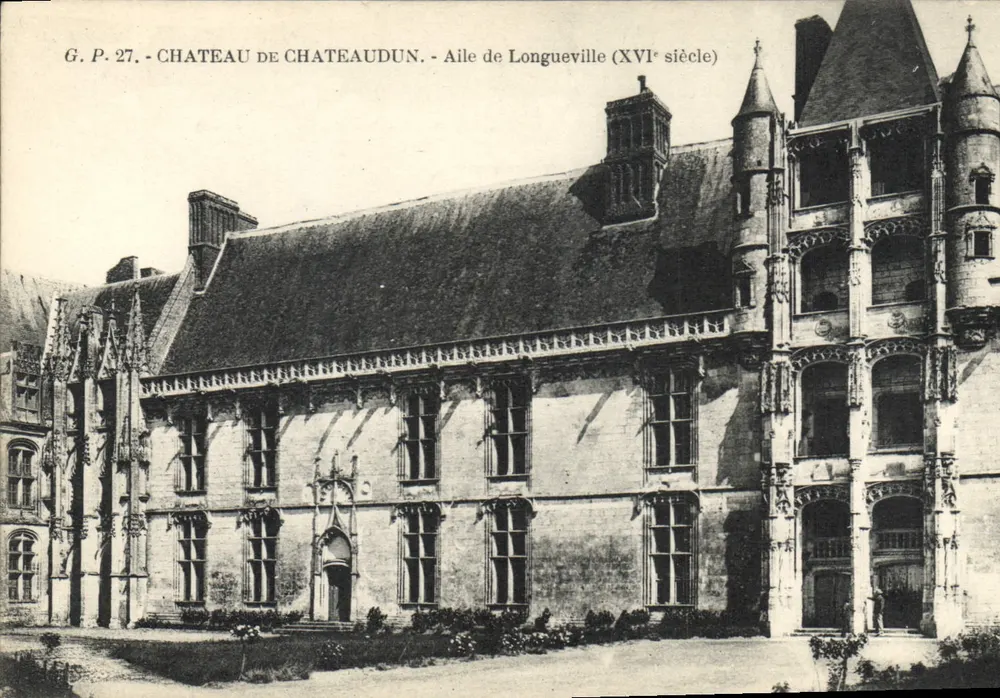 Schloss Châteaudun — Flügel Longueville (16. Jahrhundert) — G.P. 27 - Vorderseite