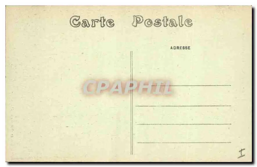 Châteaudun — Entrada do Castelo — Sté Française de phototypie - Verso