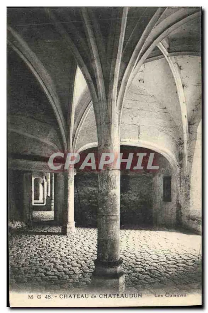 Castelo de Châteaudun — As Cozinhas — M G 48 - Frente