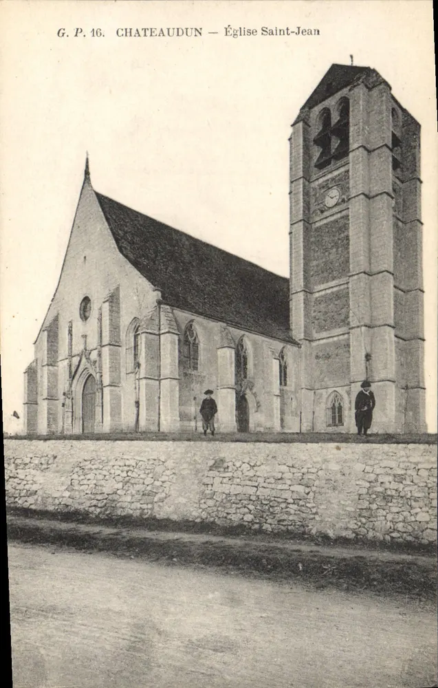 Châteaudun — Igreja de São João — G.P. 16 - Frente