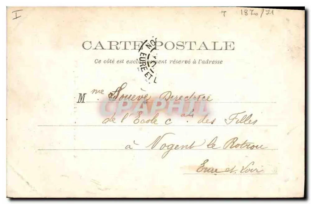 Châteaudun - Monumento da Defesa — escultura da Defesa — editor J. Lemoine, n° 24 - Verso