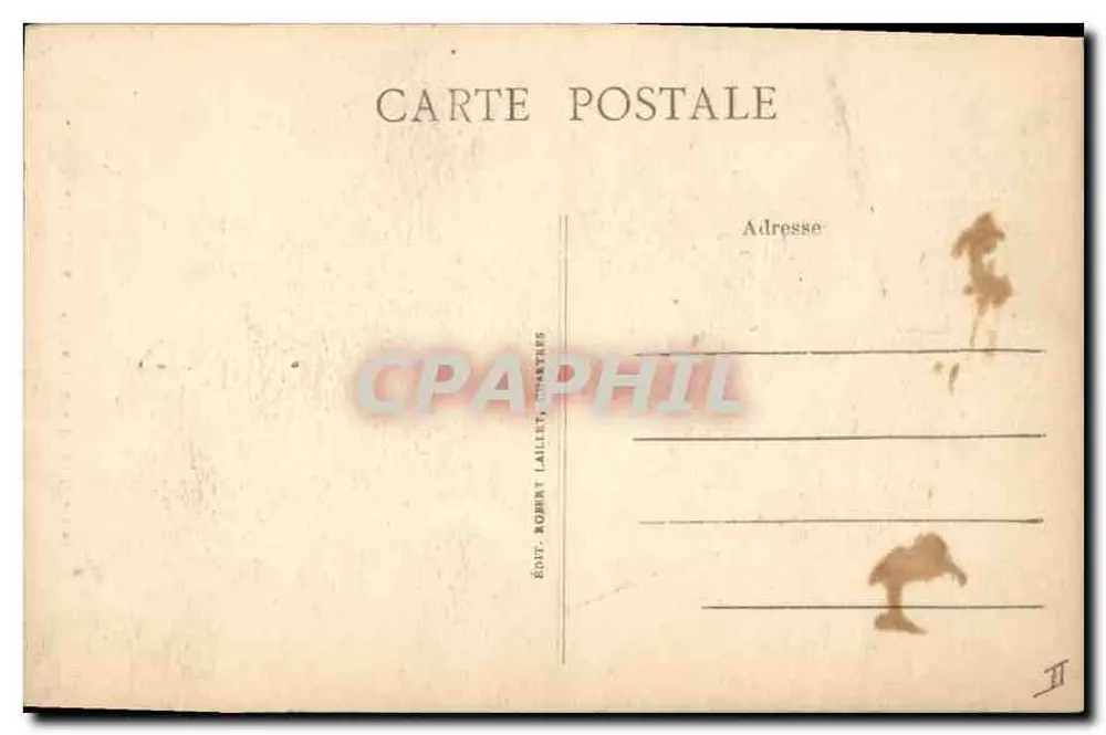 Chartres — Catedral — Place Châtelet — Editor Robert Lalliet, Chartres - Verso