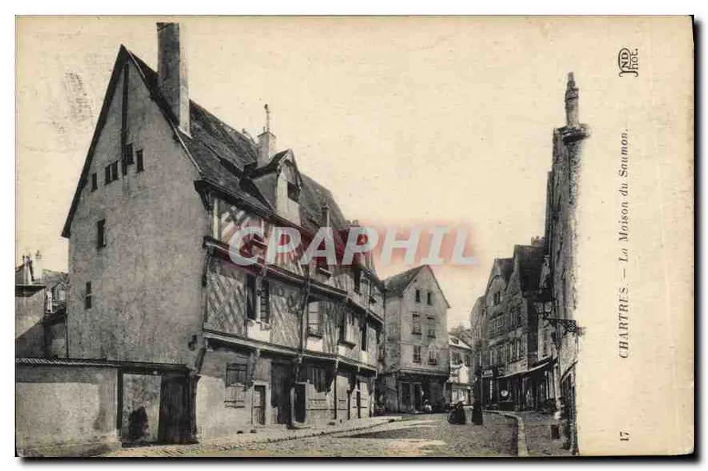 Chartres — A Casa do Salmão — J. D. JAC - Frente