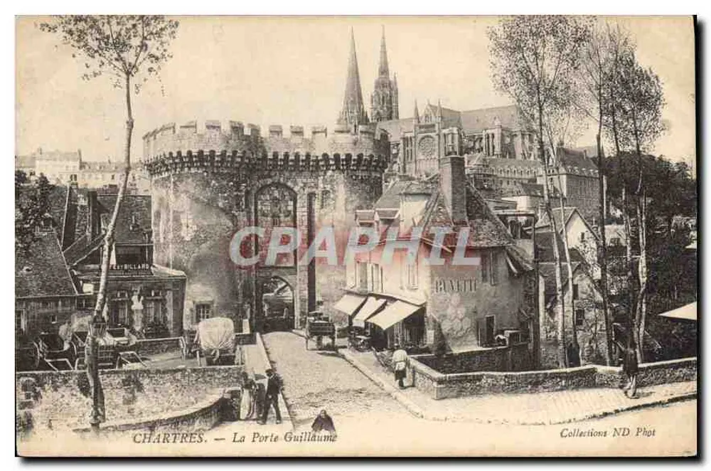 Chartres — A Porta Guillaume — Coleções ND Phot - Frente