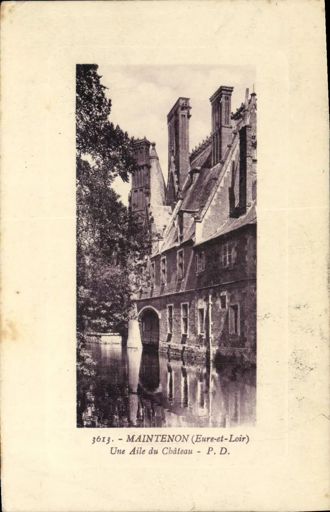 Maintenon (Eure-et-Loir) — Uma Aile do Castelo — P.D. n°3613 - Frente
