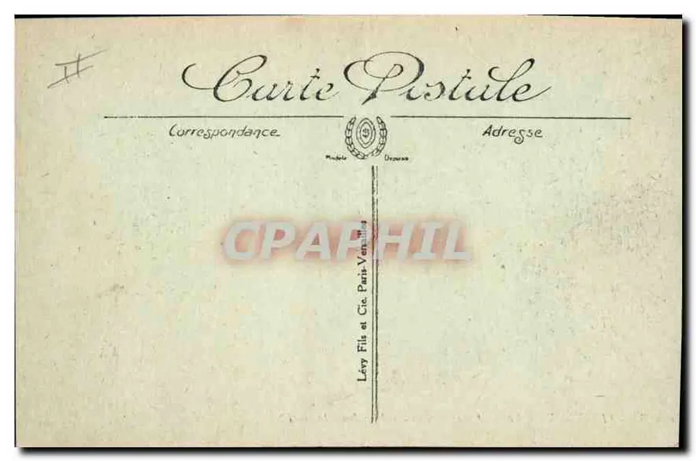 Maintenon — O Castelo — Fachada Meridional — LL - Verso
