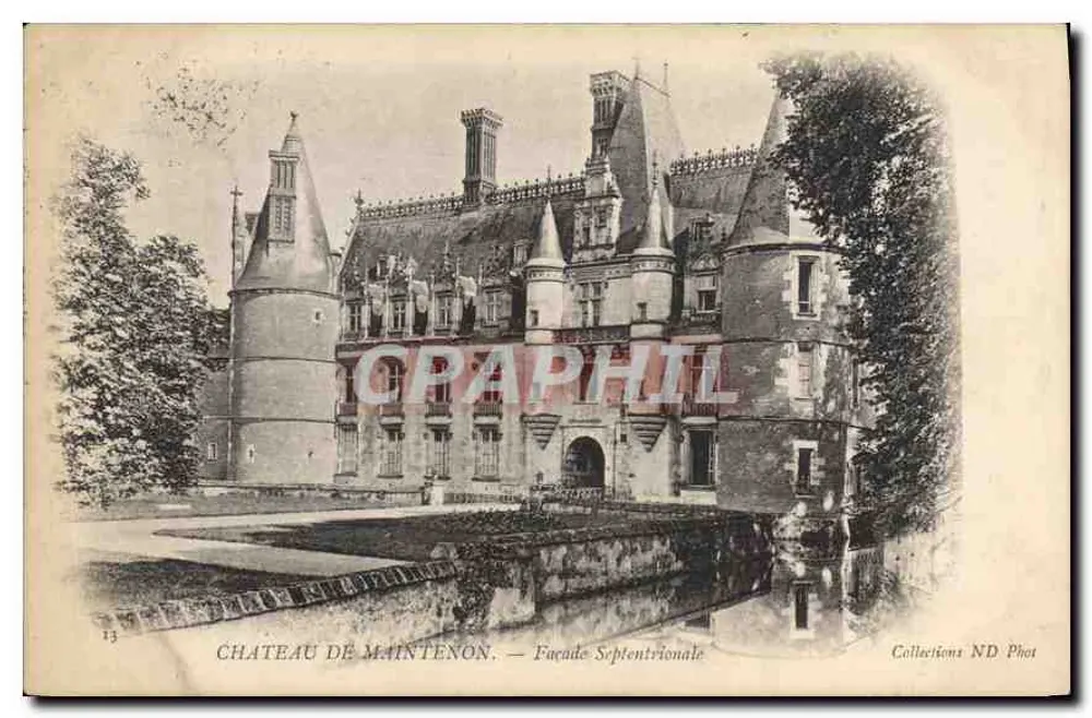 Castelo de Maintenon — Fachaça Septentrional — Coleções ND Phot - Frente