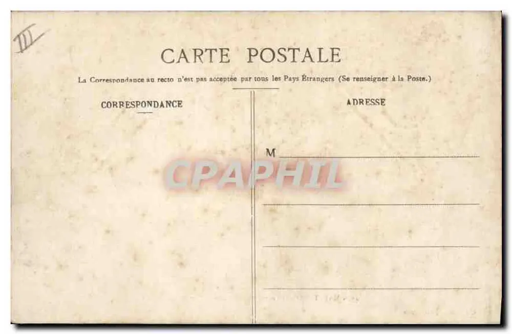 Maintenon — Portal des Schlosses und Eingang zur Treppe — Ch. Foncault, Verleger, Dreux, Nr. 49 - Rückseite