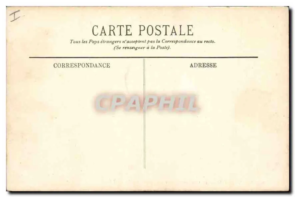Maintenon — El Castillo — Fachada Septentrional — LL. Eure y Loire - Reverso