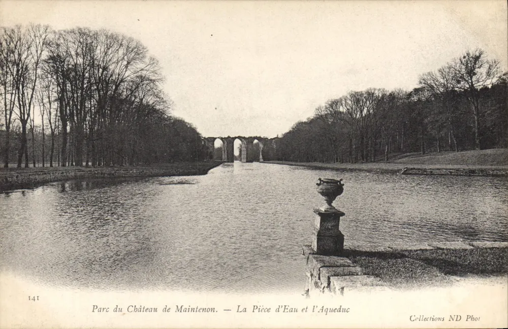 Parc du Château de Maintenon — La Pièce d'Eau et l'Aqueduc — Collections ND Phot, n°141 - Vorderseite