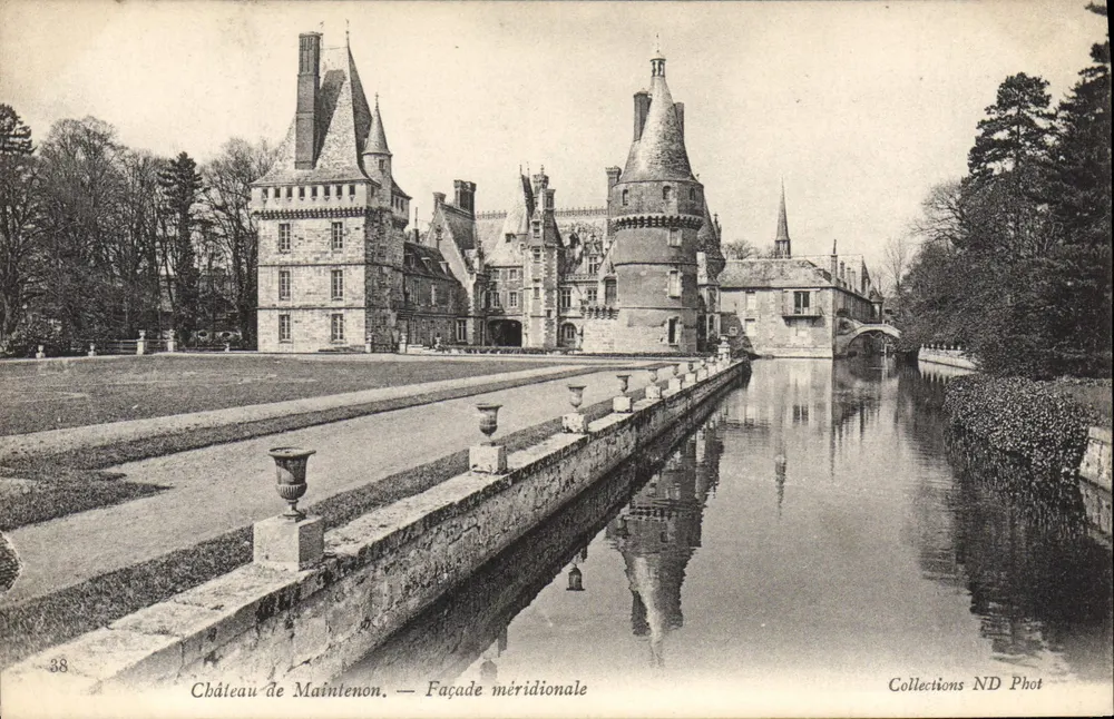 Castelo de Maintenon — Fachada meridional — Coleções ND Phot, n°38 - Frente