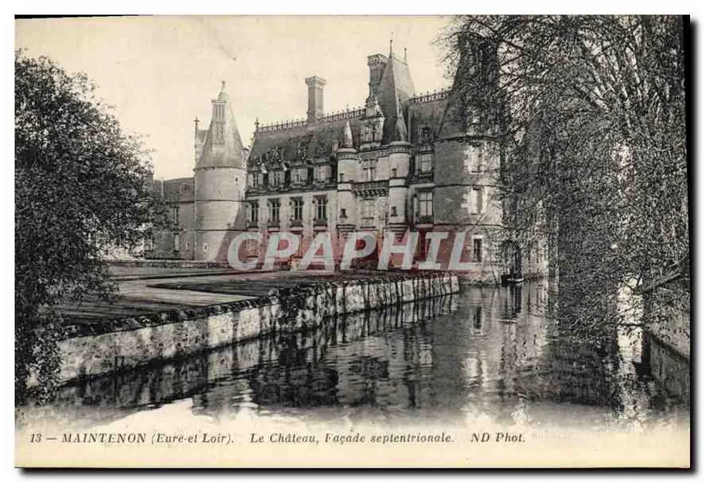 Maintenon (Eure-et-Loir) — Schloss, Nordfassade — ND Phot. - Vorderseite
