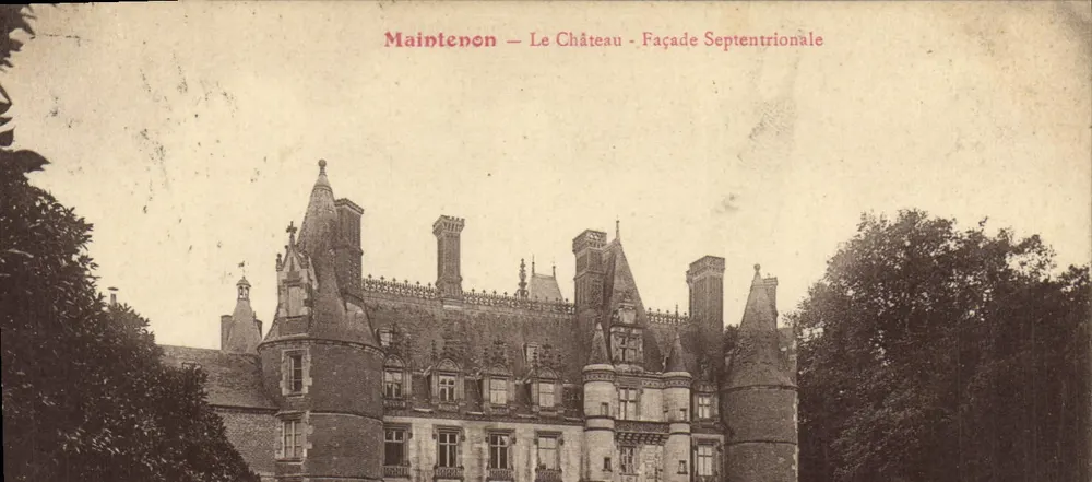 Maintenon — O Castelo — Fachada Septentrional - Frente