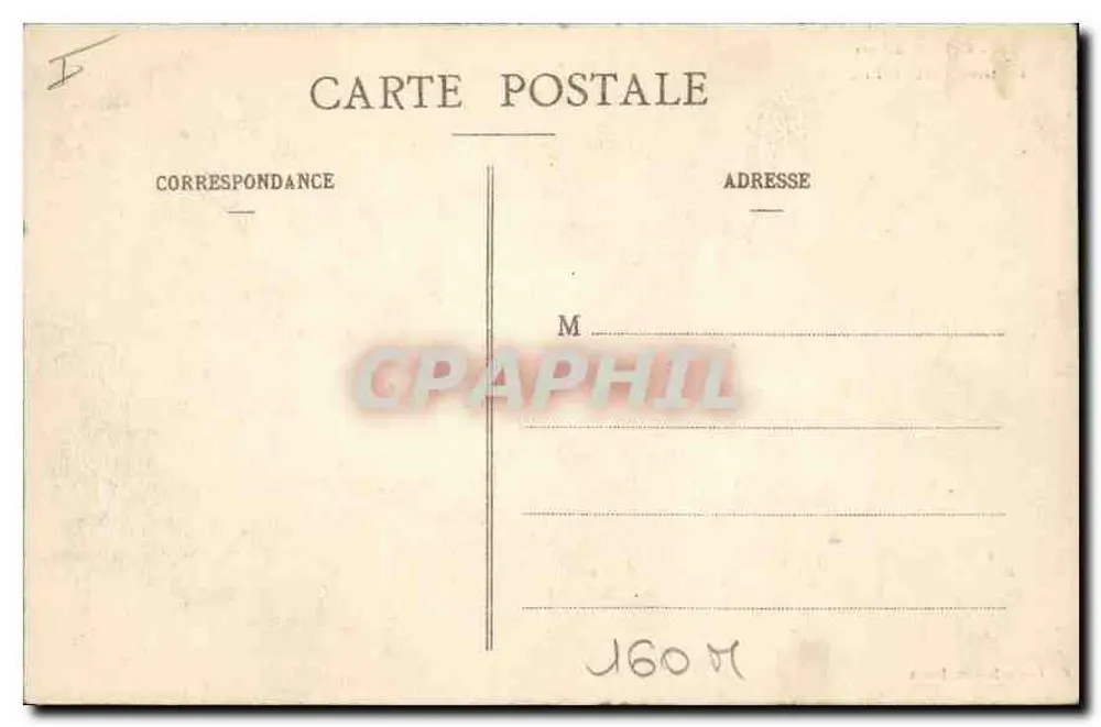 Château d'Anet — Fontaine dans le Parc — Éditeur : G. Gervais, Paris, n° 23 - Verso