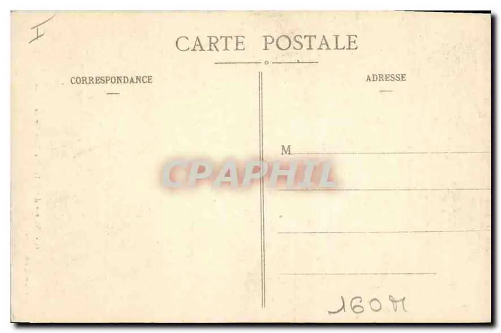 Castelo de ANET - A Câmara de Diane — Ch. Foucault, editor, Dreux - Verso