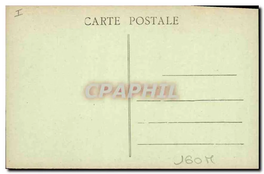 Castelo de ANET (E.-at-L.) — Imposto da Porta Principal — G. Feurnault, editor, Dreux, n° 54 - Verso