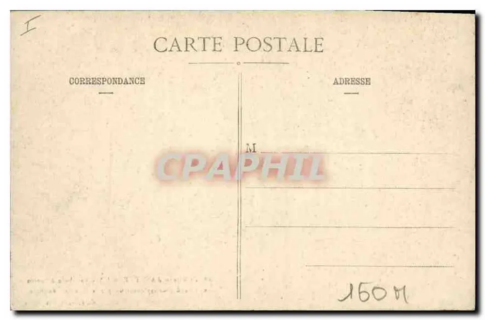 Château d'ANET (E-et-L.) — Großer Treppenaufgang — unbekannter Verlag, n° 68 - Rückseite